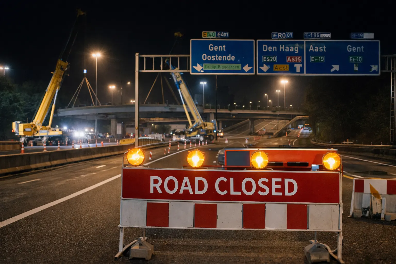 E40 twee nachten volledig dicht: zware hinder rond Groot-Bijgaarden