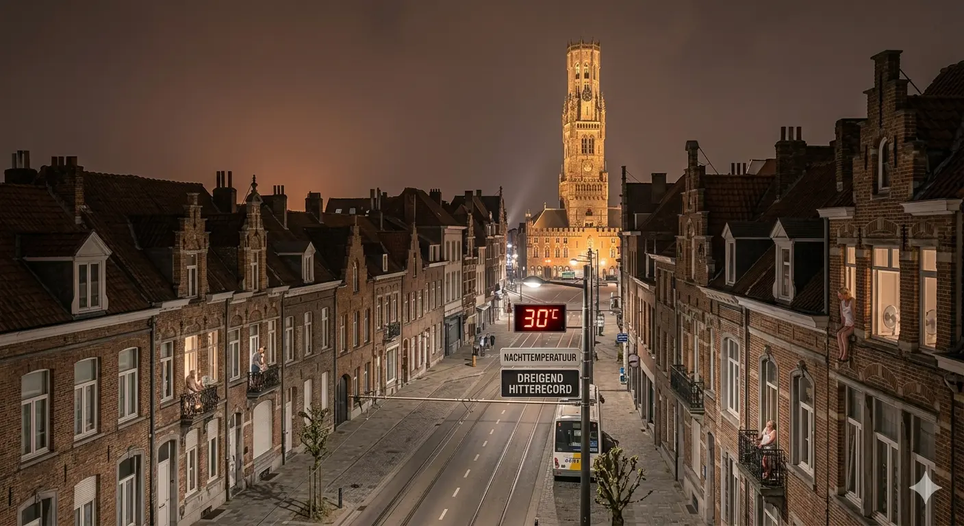 KMI slaat alarm over tropische nachten: “Dit baart ons de meeste zorgen”