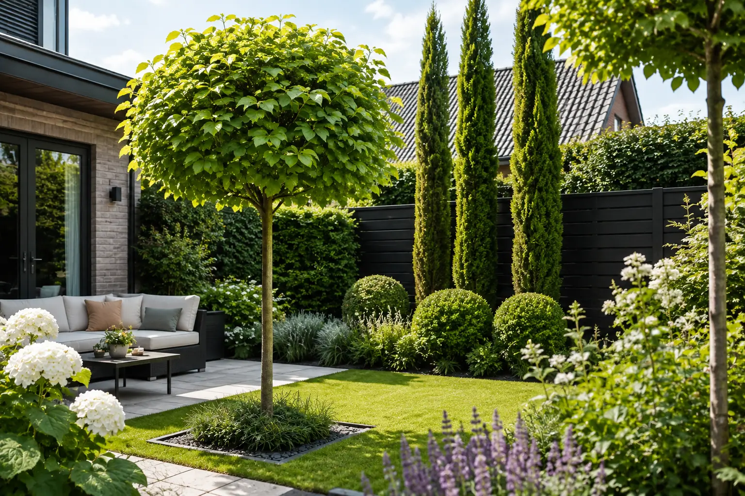 Boom in tuin