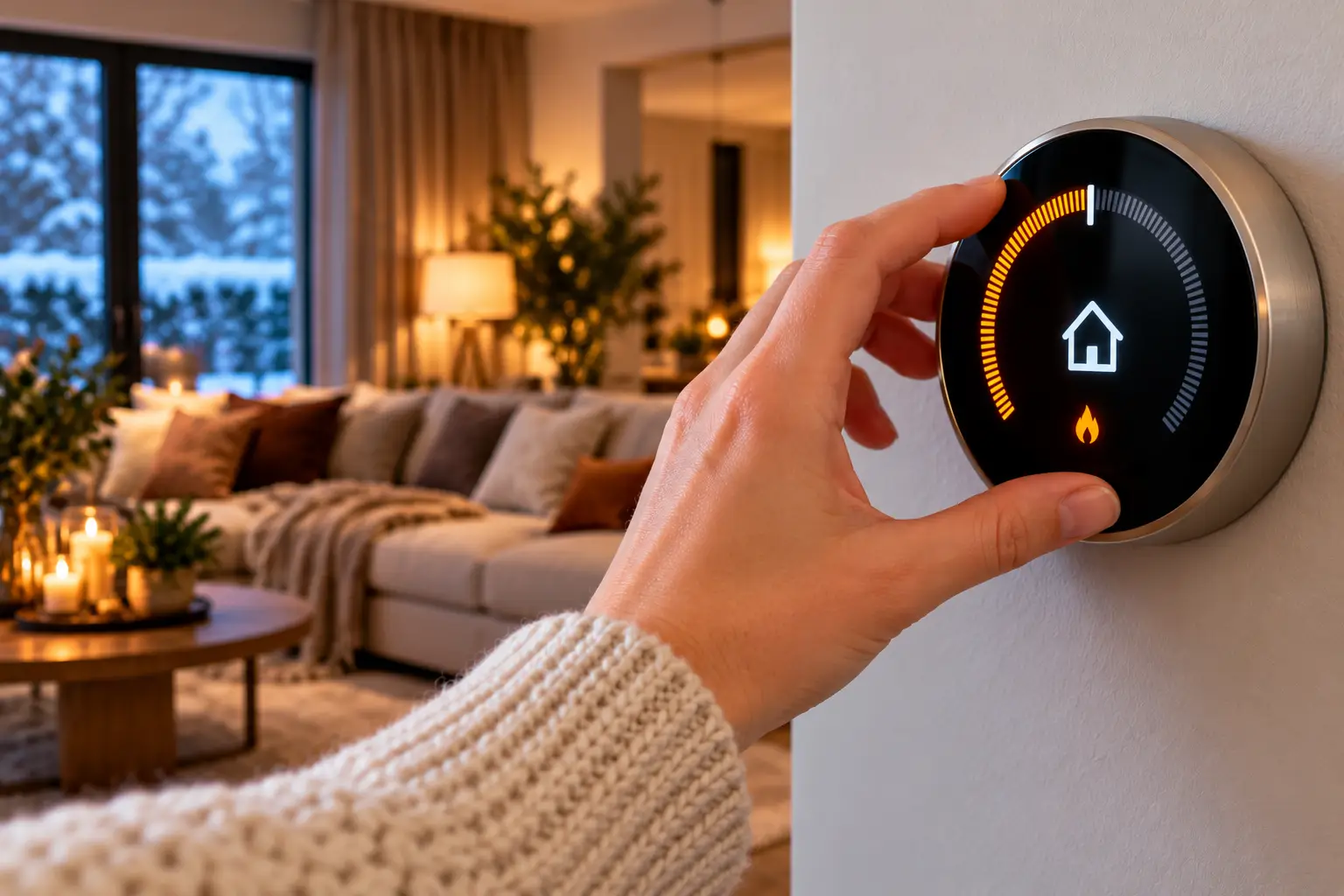Cozy Smart Thermostat Adjustment