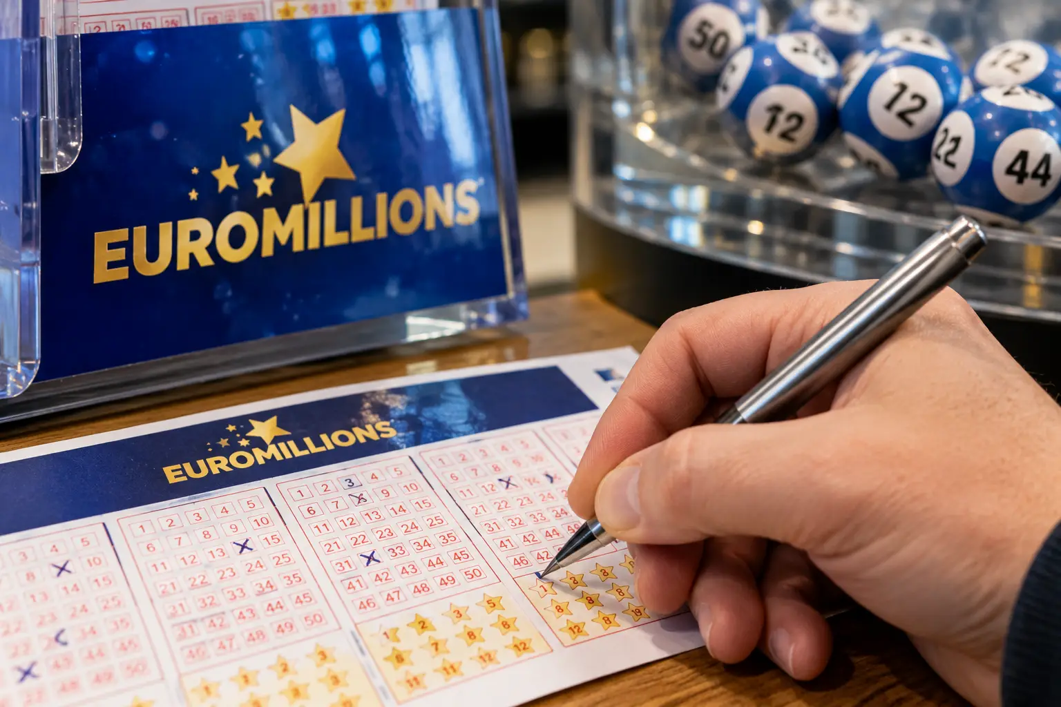 Filling Out a EuroMillions Ticket