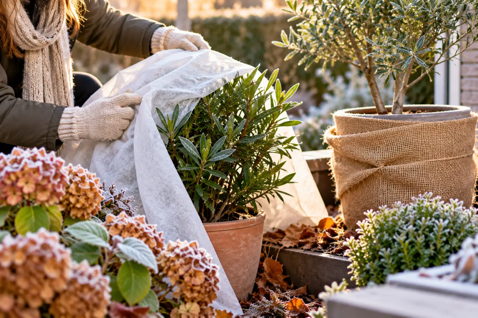 Winter Garden Plant Protection