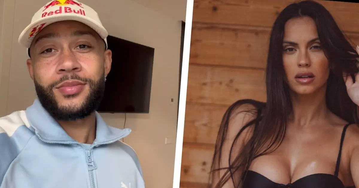 Memphis Depay deelt intieme video op vakantie met model (VIDEO)
