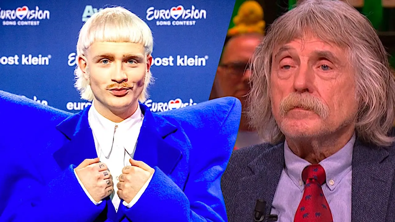 Johan Derksen haalt keihard uit naar Joost Klein: ’Je schaamt je...'
