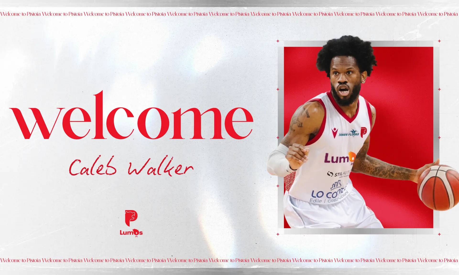 Lumos Pistoia, ecco la ciliegina sulla torta: arriva Caleb Walker
