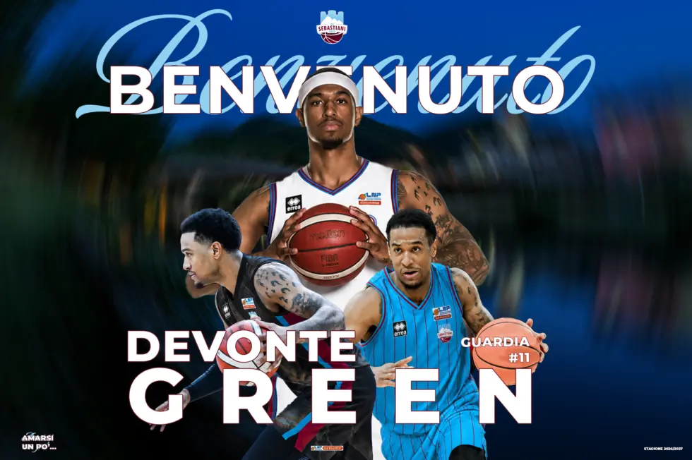 Sebastiani Rieti, ufficiale la firma di Devonte Green