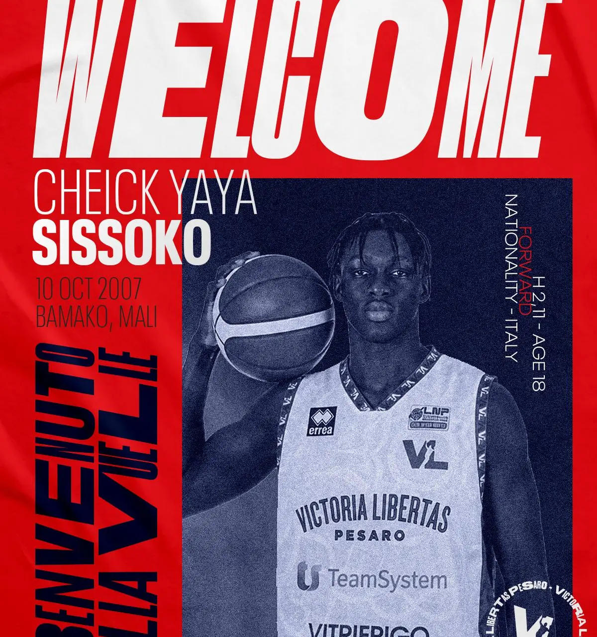 Welcome Cheick Sissoko