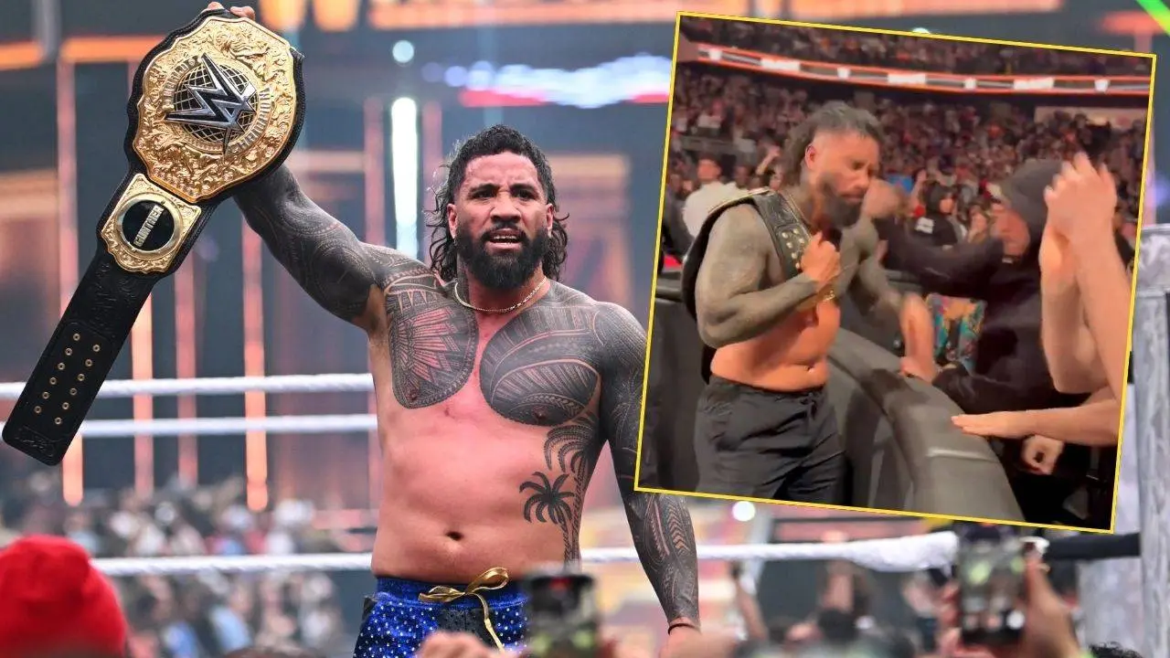 WWE: Jey Uso nach Raw plötzlich aus dem Publikum attackiert - VIDEO!