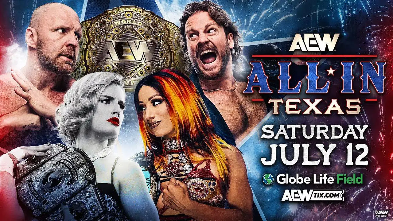 AEW All In: Texas (12.7.25) Ergebnisse: Moxley vs. Hangman, Storm vs. Moné, Omega vs. Okada