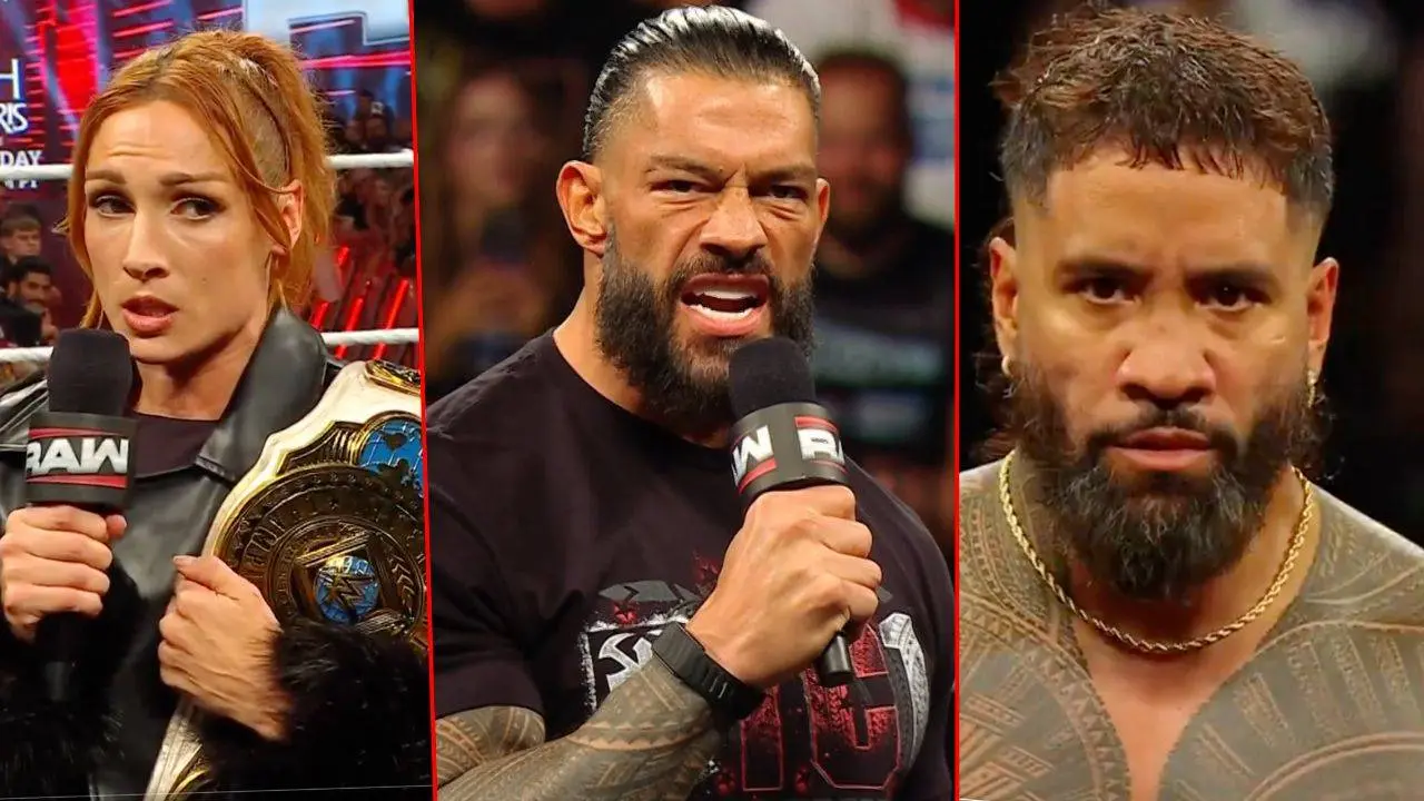 WWE Raw (25.8.25): Chaos um Roman Reigns! Jey Uso setzt Zeichen! Paris-Gegnerin für Becky Lynch!