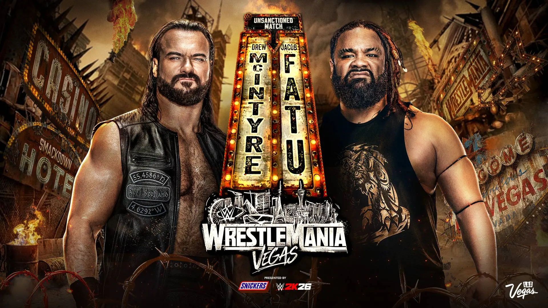 WWE WrestleMania 42 (Night 1) Ergebnisse: McIntyre vs. Fatu - Live-Ticker (1/4)