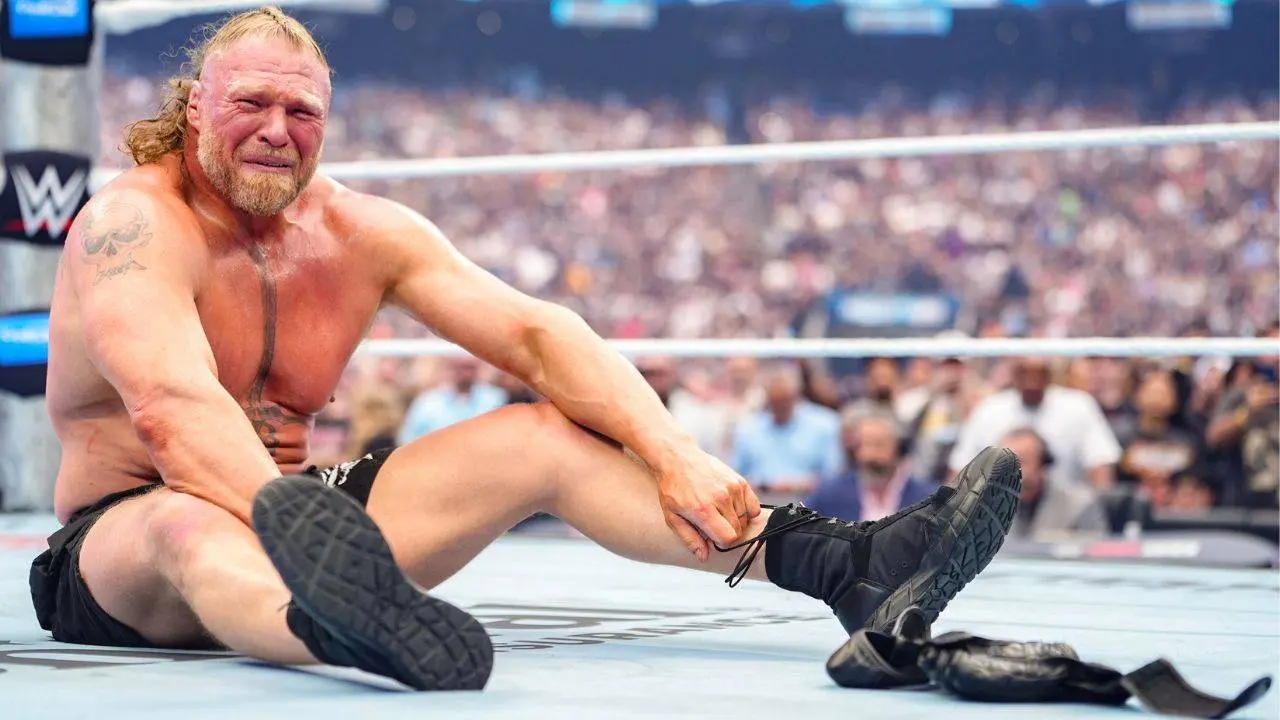 WWE-Hammer! Brock Lesnar signalisiert Karriere-Aus bei WrestleMania 42