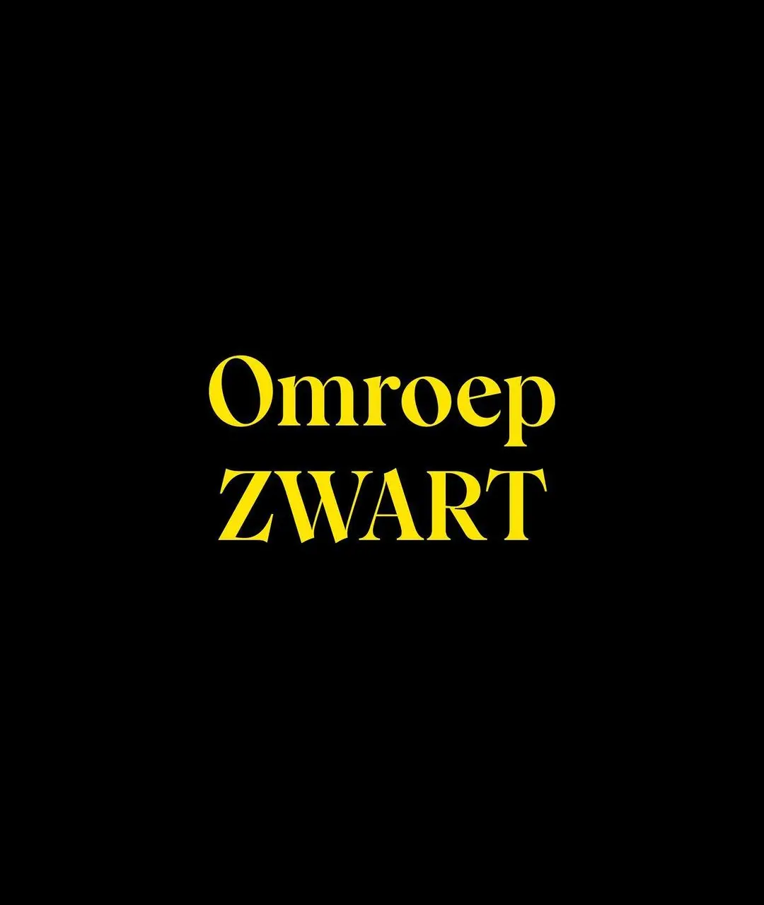 omroep zwart