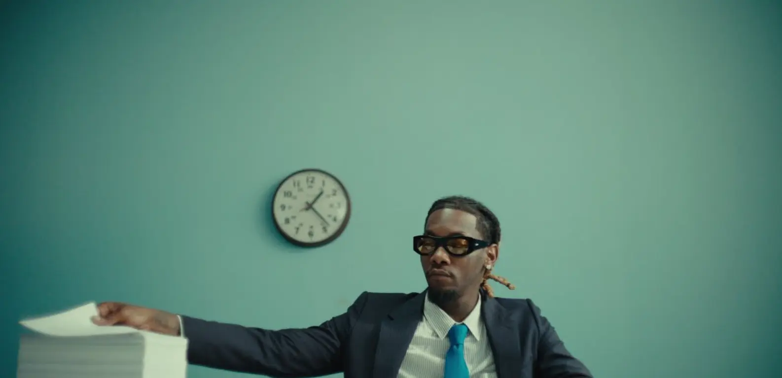 Offset dropt Blame It On Set video
