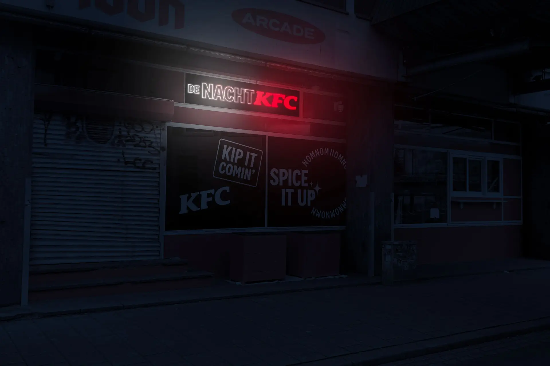 KFC opent tijdelijke 'Nacht KFC' en geeft eigen draai aan Rotterdams trots met de Kipsalon