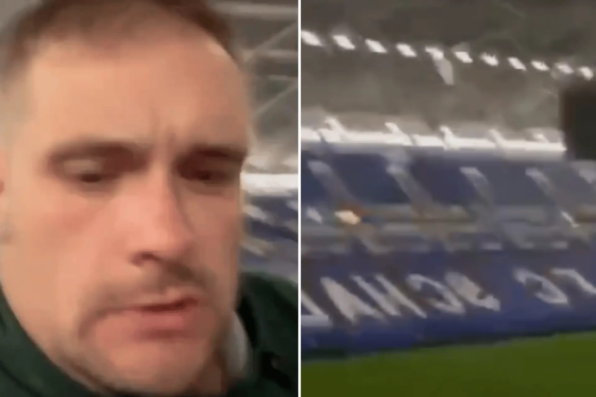 Engelse fan kijkt te diep in het glaasje en wordt na EK wedstrijd om 04u in de nacht wakker in leeg stadion