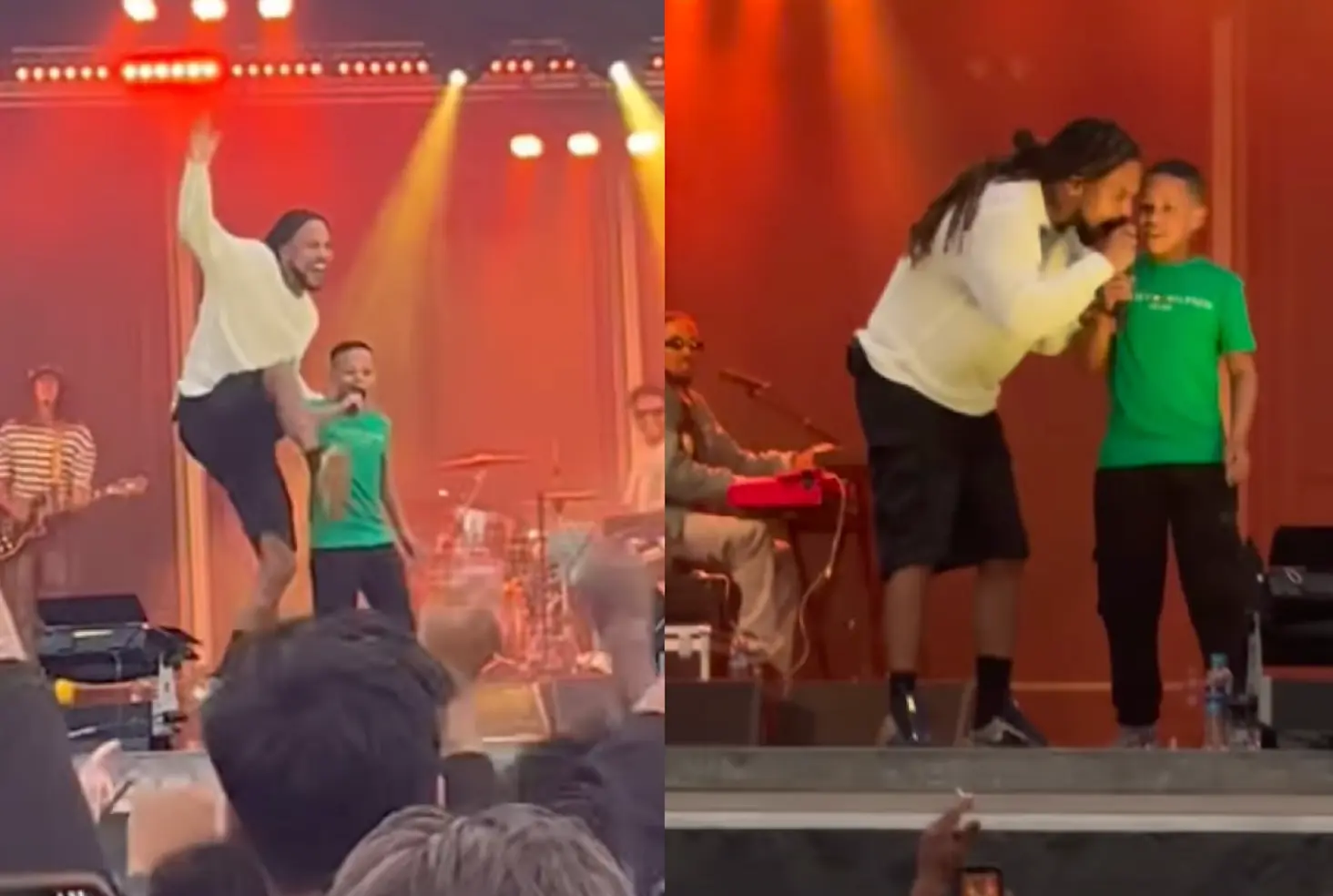 Zoon van Bokoesam steelt de show bij Keti Koti optreden van zijn vader