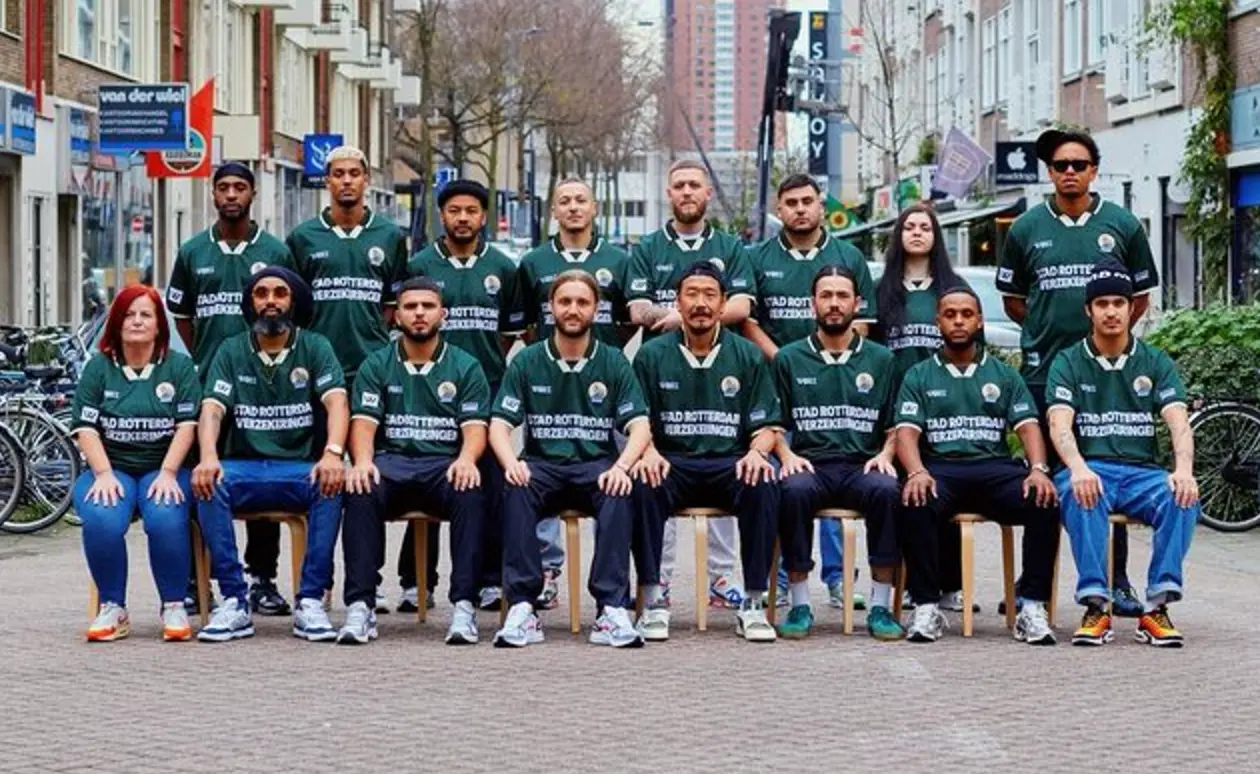 Kevin en Woei slaan de handen ineen en laten zich inspireren door Feyenoord voor Animal Stories shirt