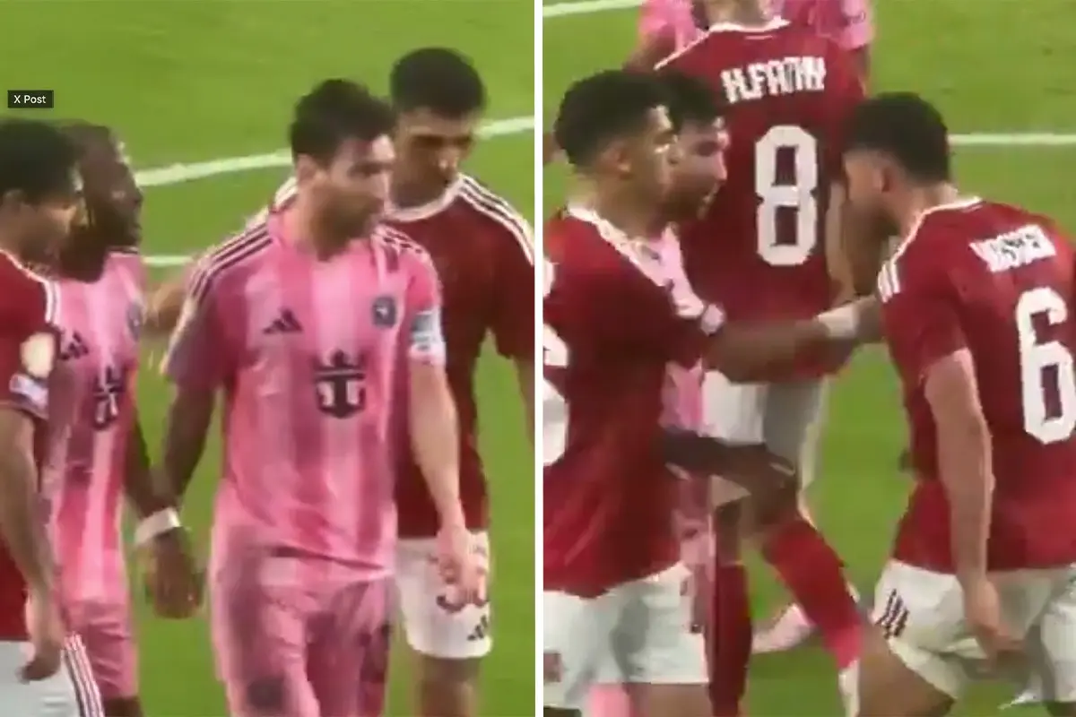 messi fight