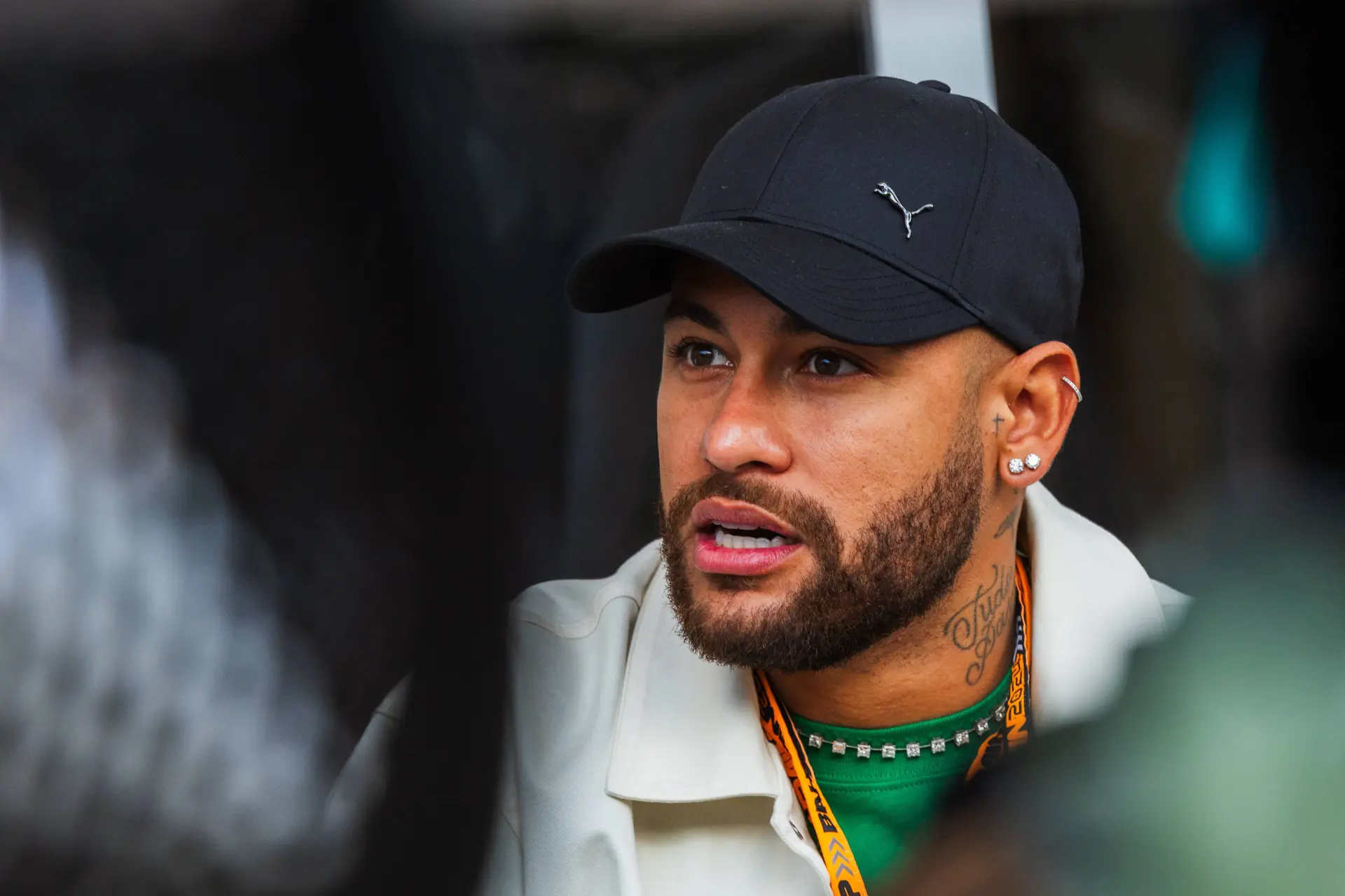 Neymar in actie voor Santos