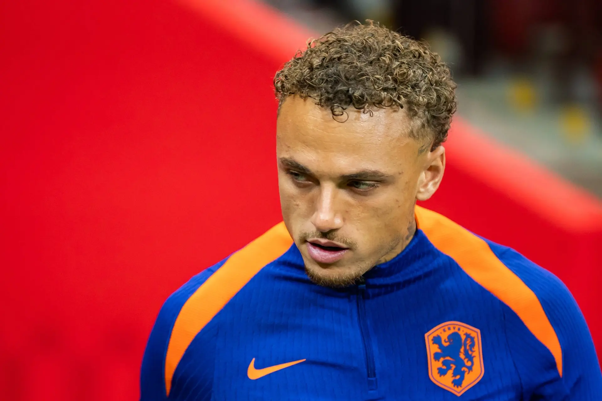 Noa Lang in het shirt van Oranje