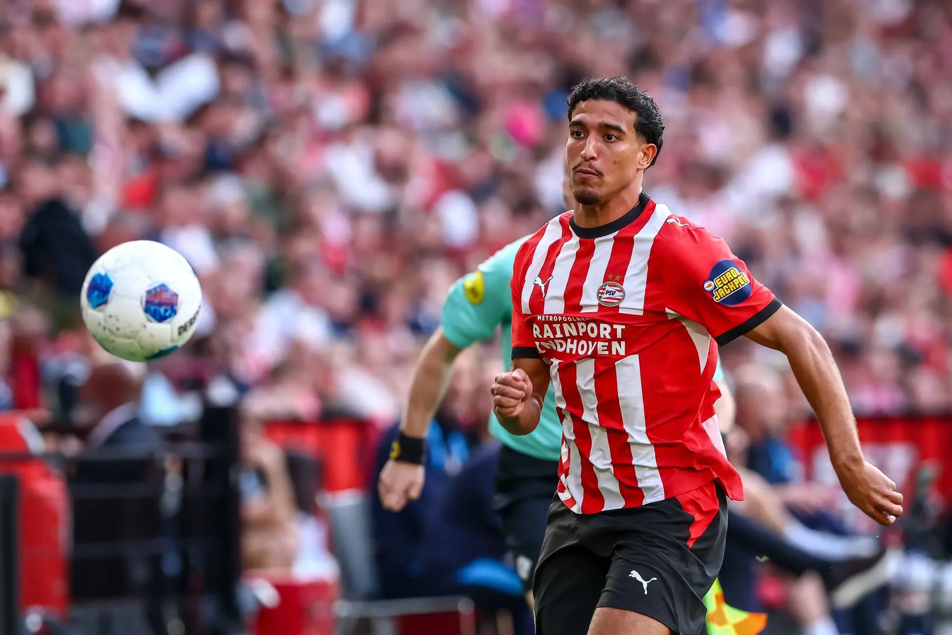 Couhaib Driouech in actie namens PSV