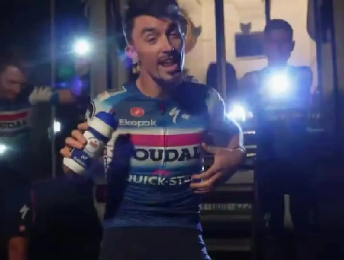 VIDEO: Ein Blick auf das neue Trikot von Soudal - Quick-Step für 2024