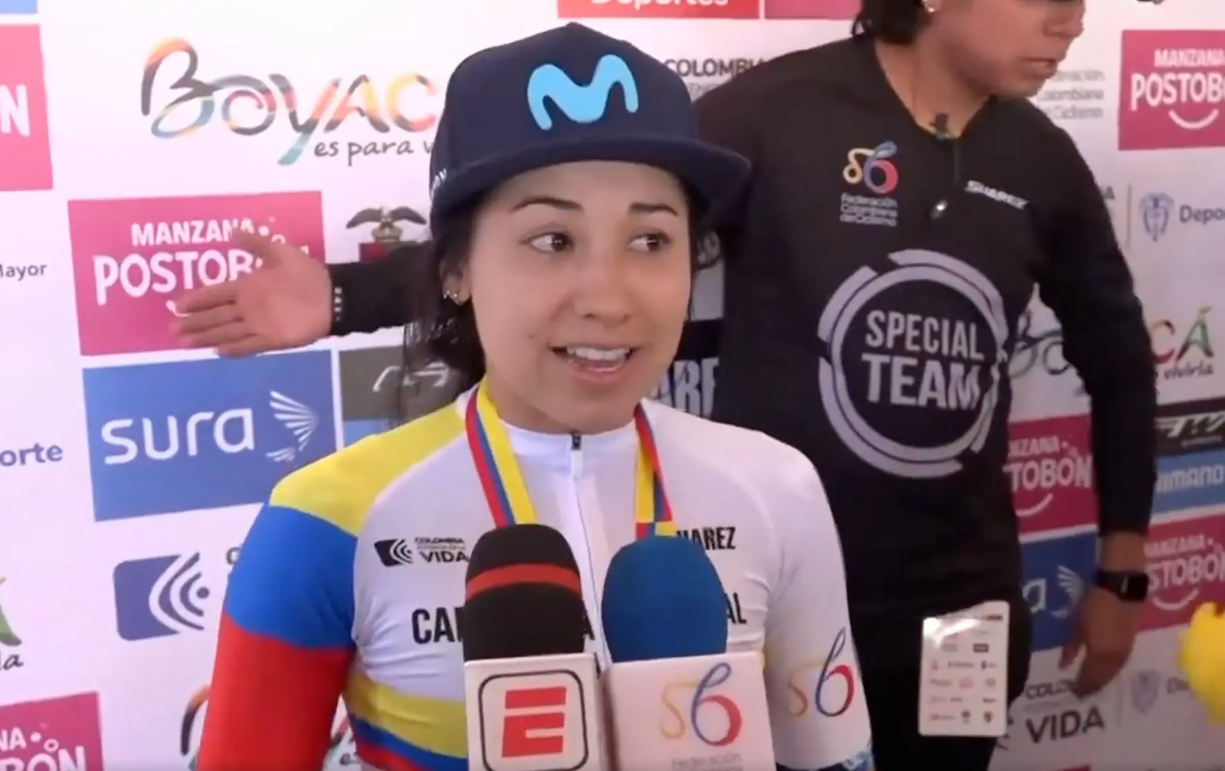 "Das Team war begeistert, sie wollten das kolumbianische Trikot" - Paula Patiño freut sich über das Movistar-Team und die nationalen Meisterschaften