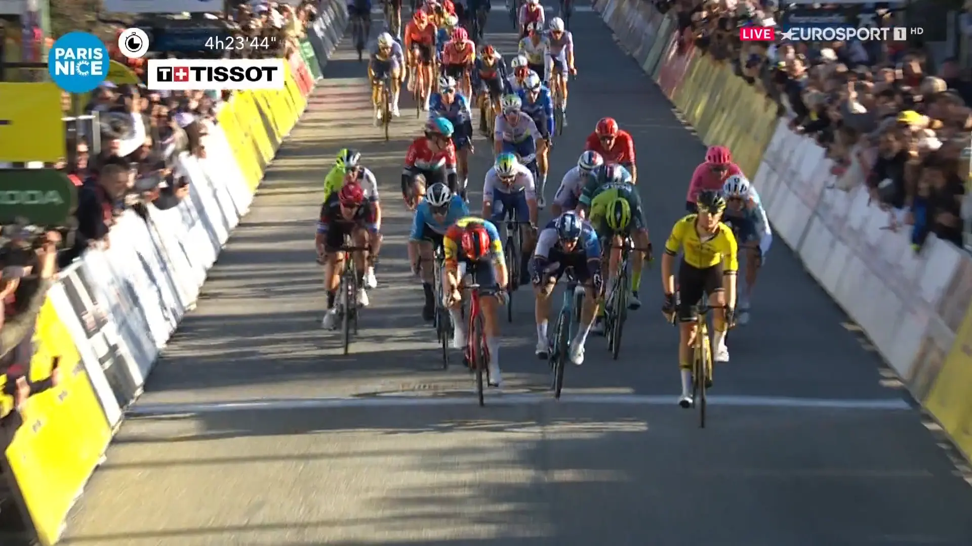 Paris-Nice 2024: Olav Kooij schlägt Mads Pedersen zum zweiten Mal in dieser Woche und gewinnt Etappe 5; Ackermann Dritter