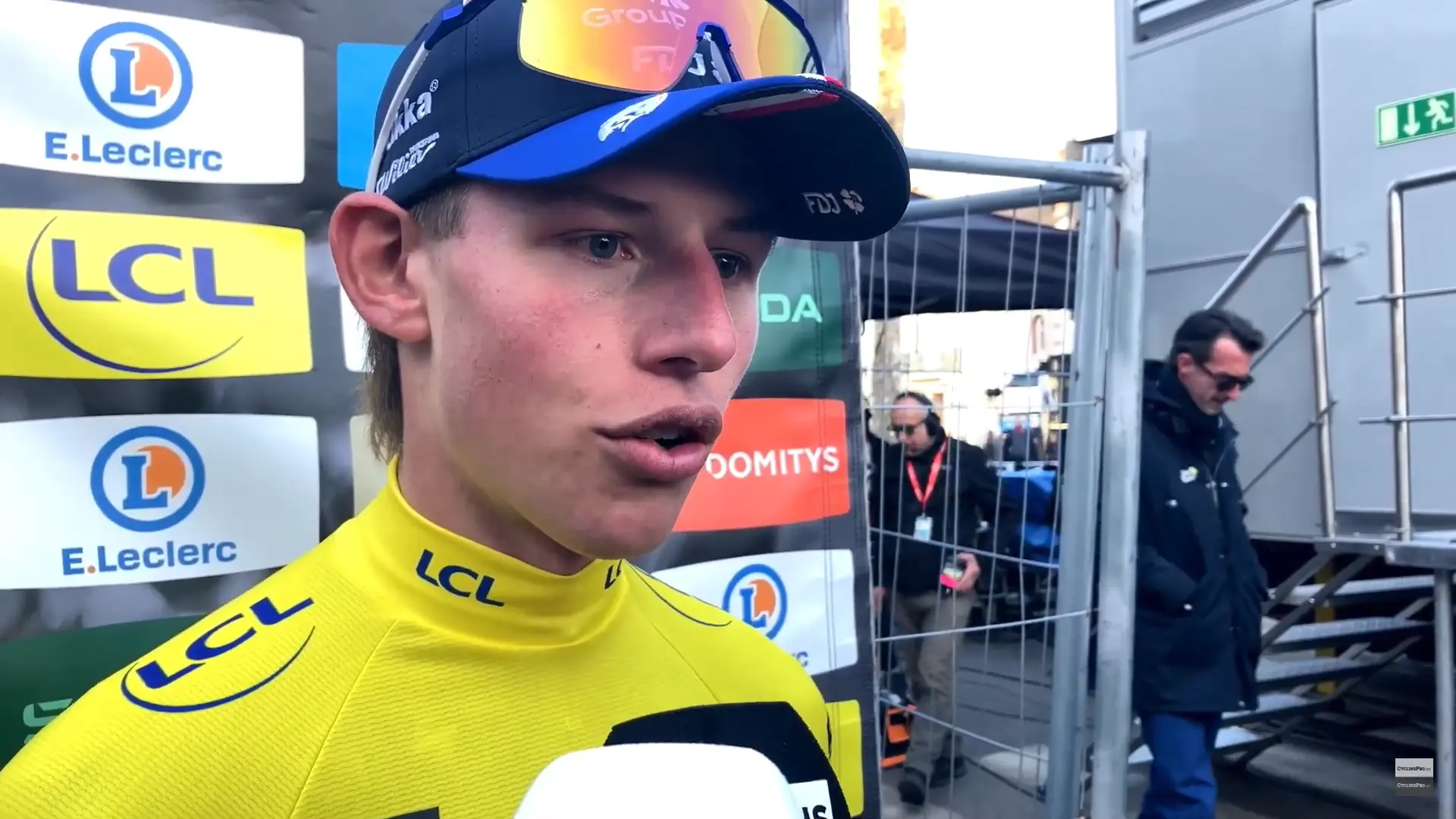"Es wird immer besser in dieser Saison" - Laurence Pithie im Maillot Jaune nach der 2. Etappe von Paris-Nice 2024