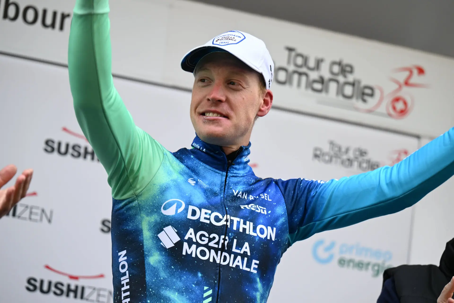 Dorian Godon schnürt mit einem Sieg auf der letzten Etappe der Tour de Romandie 2024 den Doppelpack: "Ich glaube nicht, dass es noch besser werden kann als jetzt"