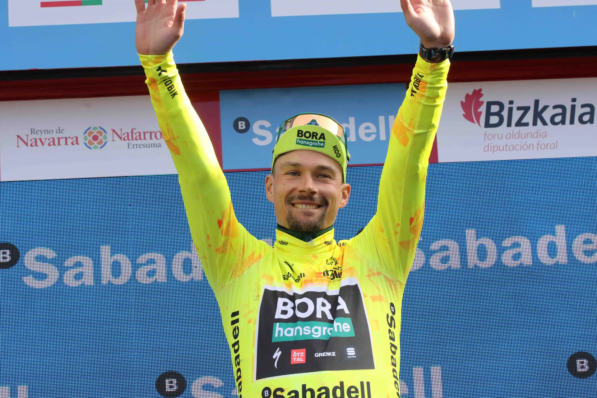 "Wir müssen konzentriert sein" - Primoz Roglic geht mit einer frühen Gesamtführung in die 2. Etappe der Baskenland-Rundfahrt 2024