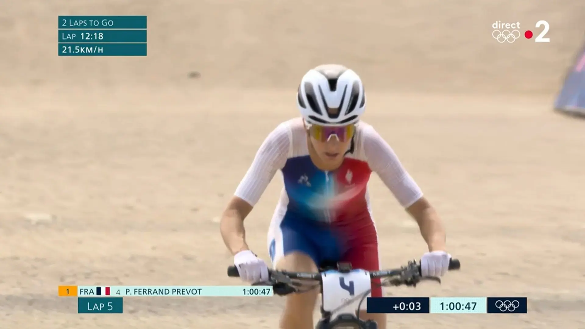 Die dominante Pauline Ferrand-Prévot holt endlich olympisches Mountainbike-Gold für Paris 2024; Alessandra Keller Siebte