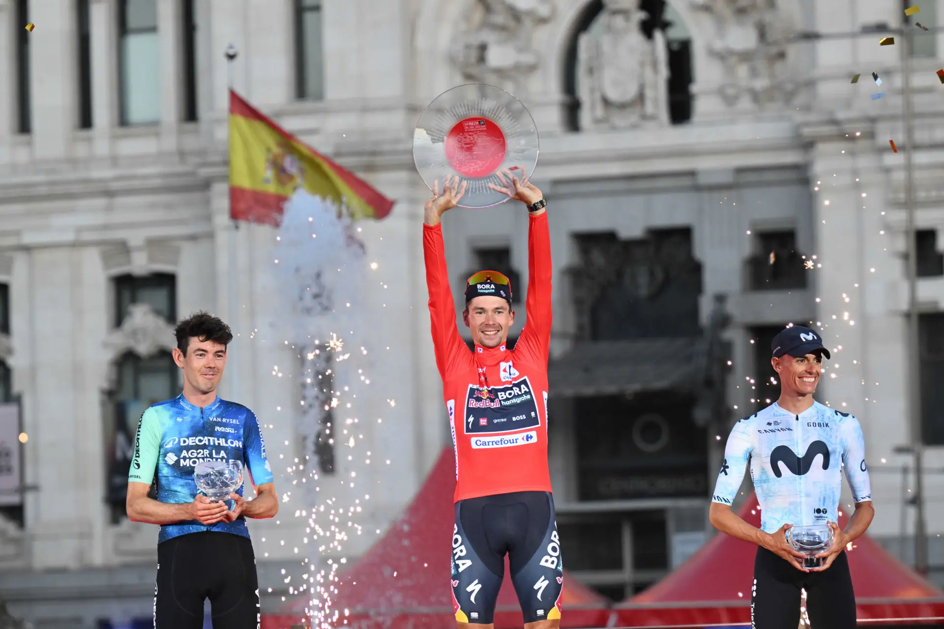 "Primoz Roglic wird es schwer haben, die Tour de France zu gewinnen", trotz des Rekordsiegs bei der 4. Vuelta a Espana laut Jose De Cauwer