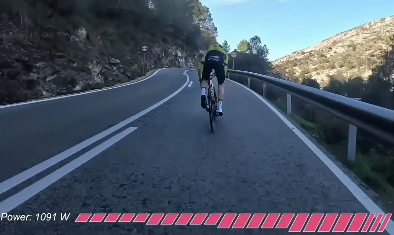 VIDEO | 19 Minuten Training mit Jonas Vingegaard: Amateur begleitet dänischen Star beim Sprinttraining in Spanien