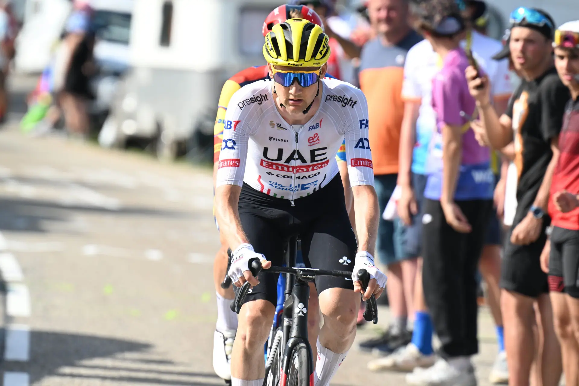 Tim Wellens genießt es, Tadej Pogacar zu unterstützen, muss aber auch gelegentlich für sich selbst fahren.