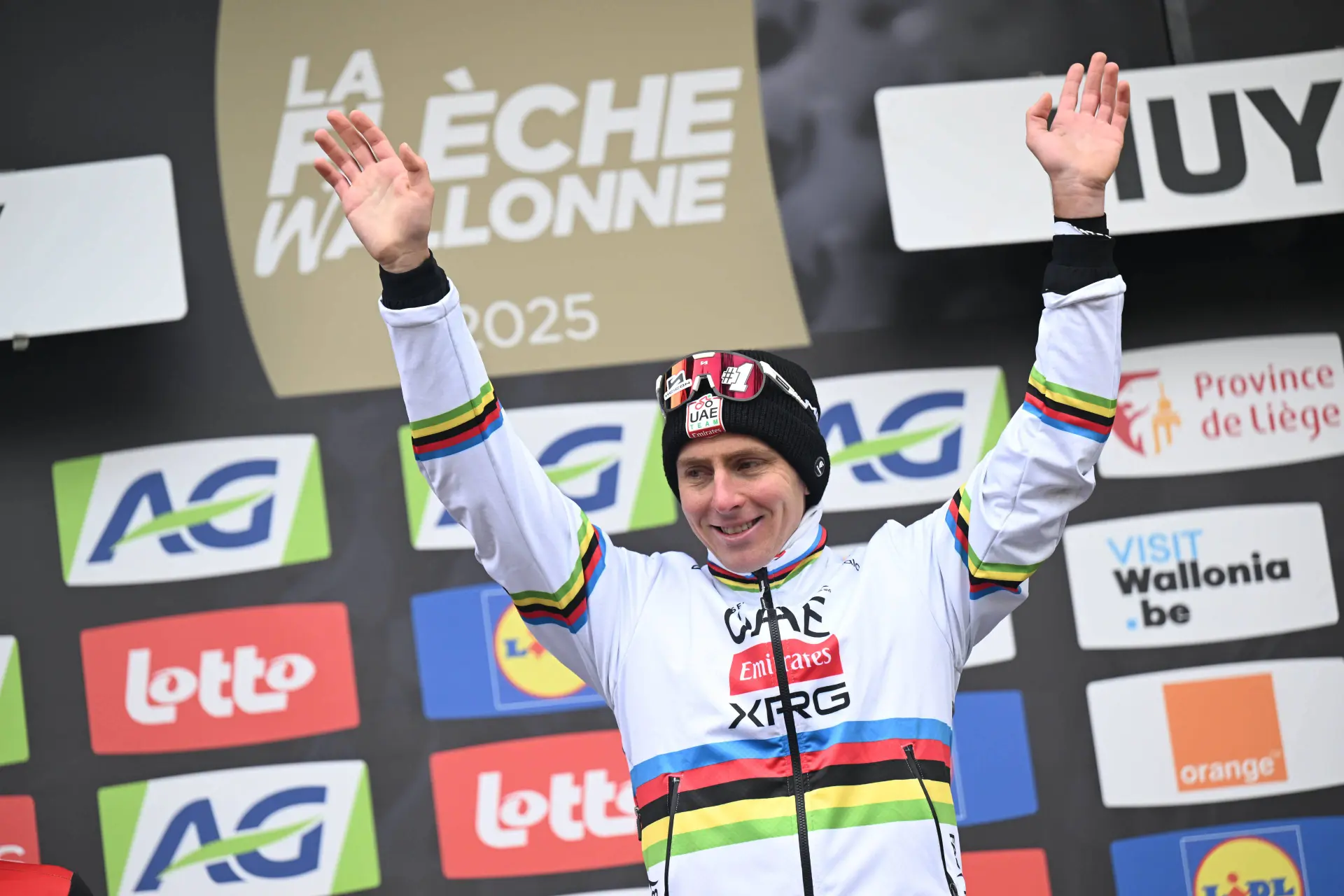 Tadej Pogacar überholt mit seinem Sieg in La Fleche Wallonne die Rekorde von Sagan und Cavendish