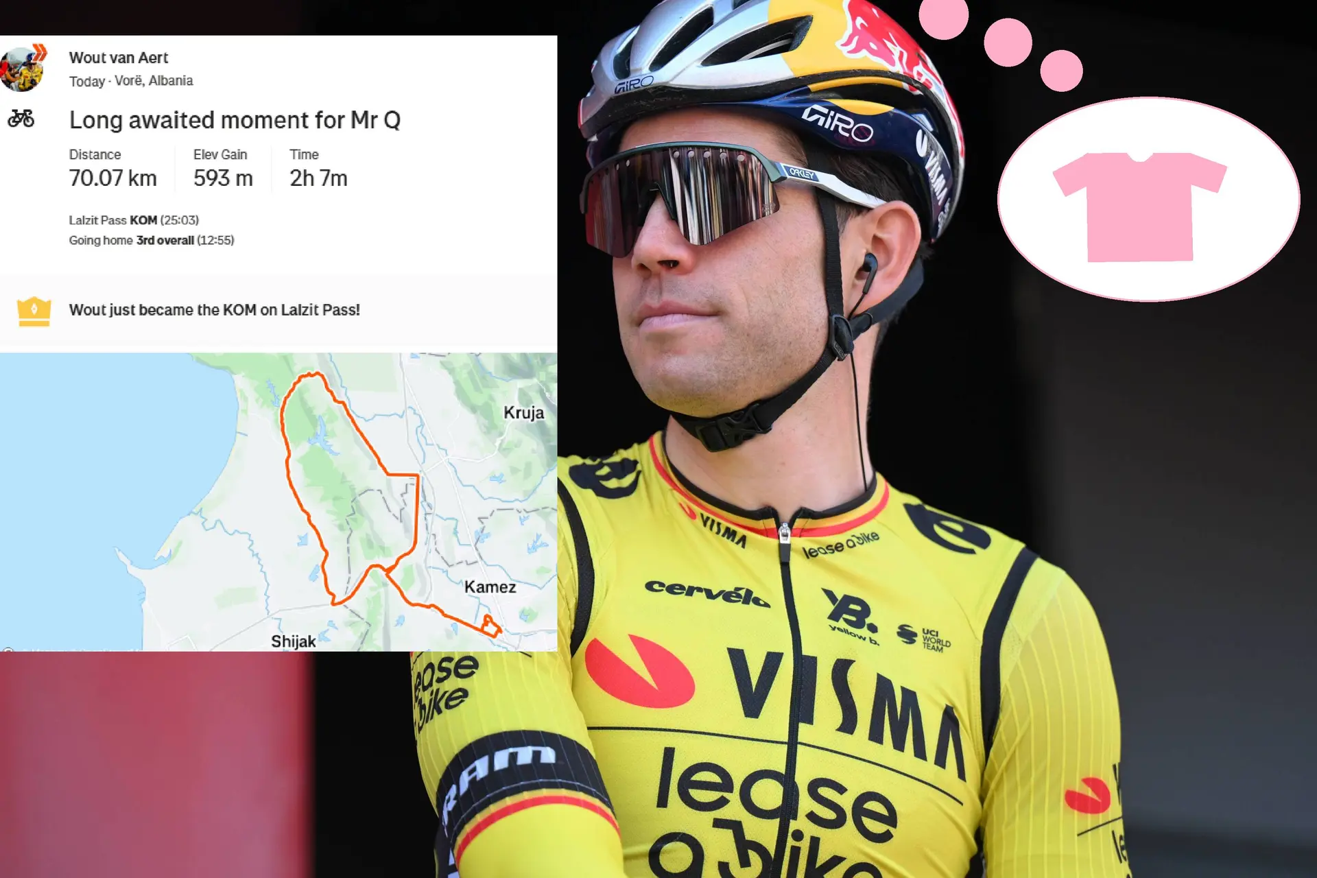 Grande Partenza in Albanien: Giro 2025 beginnt mit Topchancen für Wout Van Aert