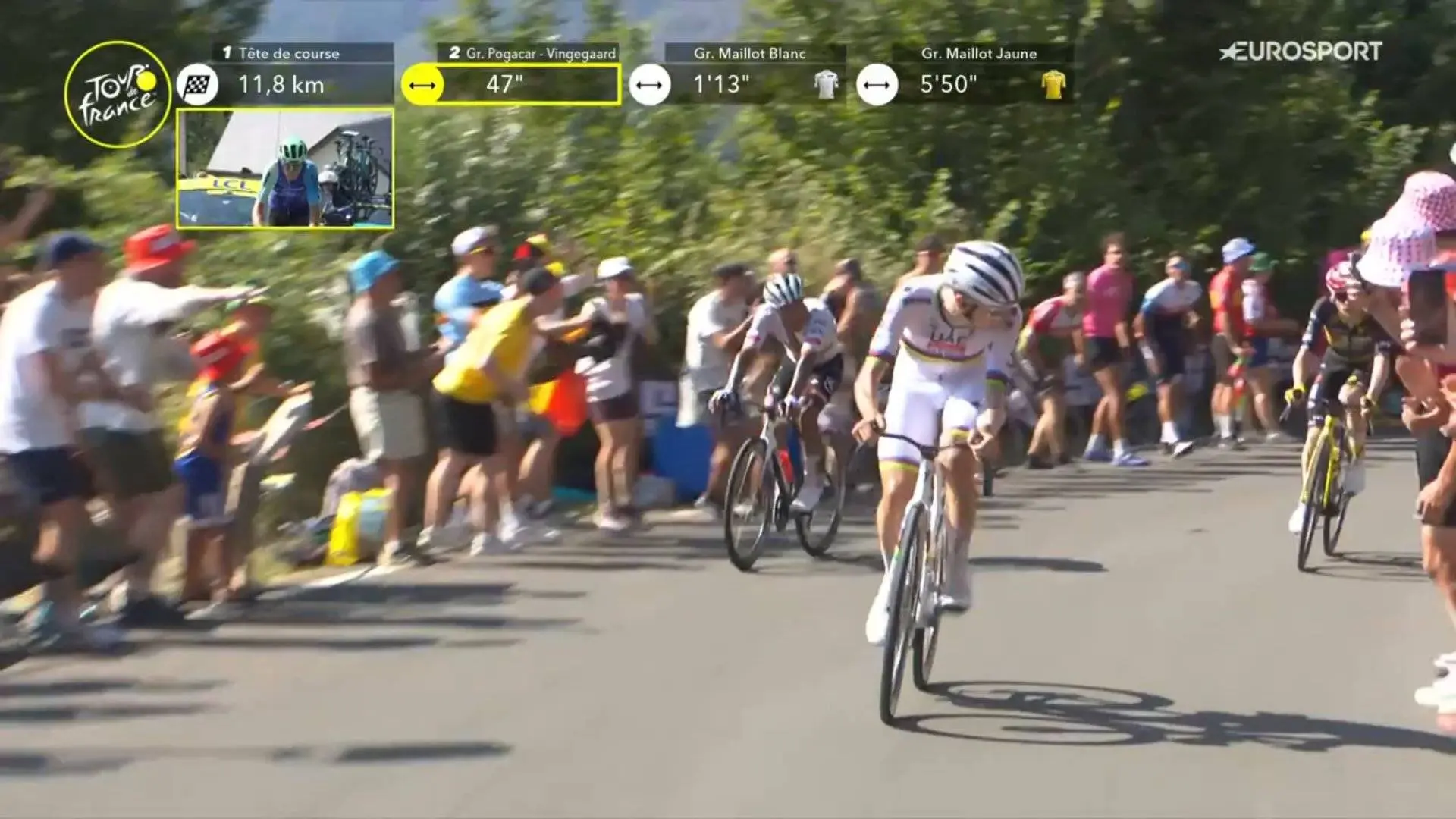VIDEO: Tadej Pogacar attackiert in Hautacam – Jonas Vingegaard hat 12 km vor dem Ziel keine Antwort
