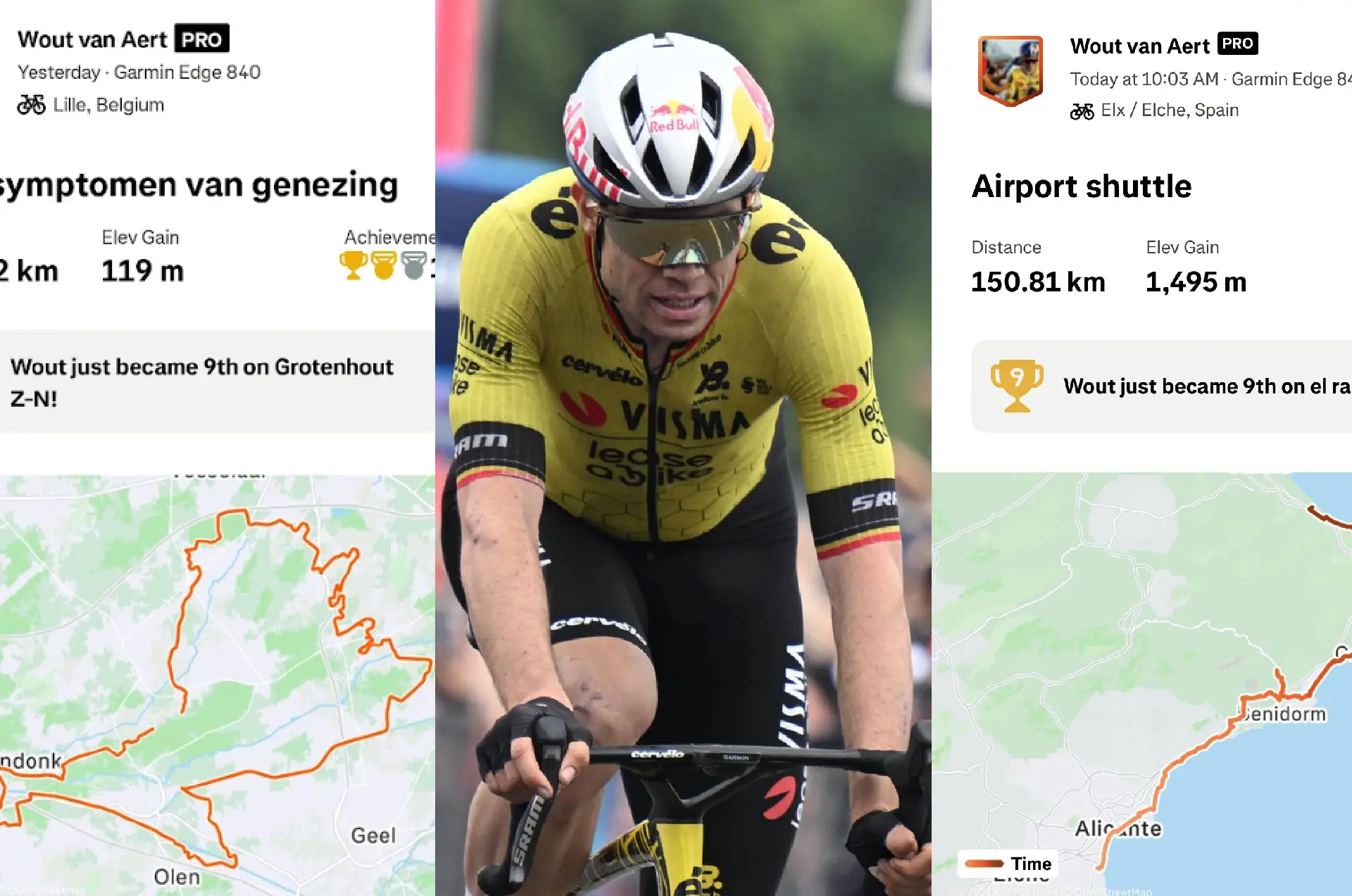 Wout Van Aert startet nach kurzer Krankheit sofort durch, Cross-Vorbereitung nur kurz unterbrochen
