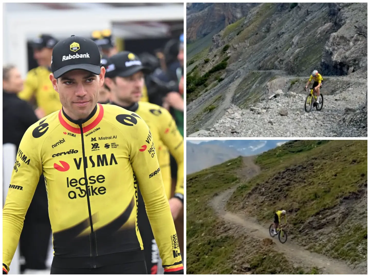 VIDEO: Wout Van Aert legt in der Vorbereitung nach – nimmt das Stilfserjoch über Schotterpisten in Angriff