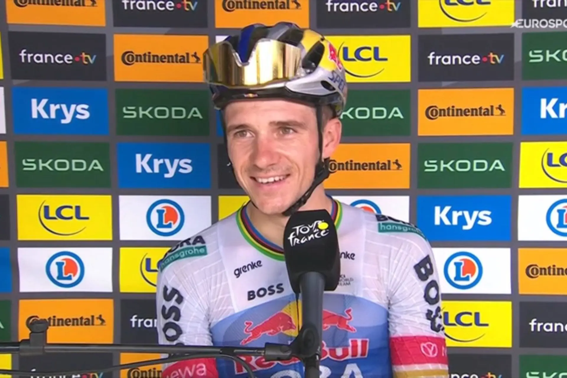 „Ihr müsst verstehen, ich fahre gegen den besten Radfahrer der Geschichte“ – Remco Evenepoel überglücklich über seinen ersten Bergetappensieg bei der Tour de France