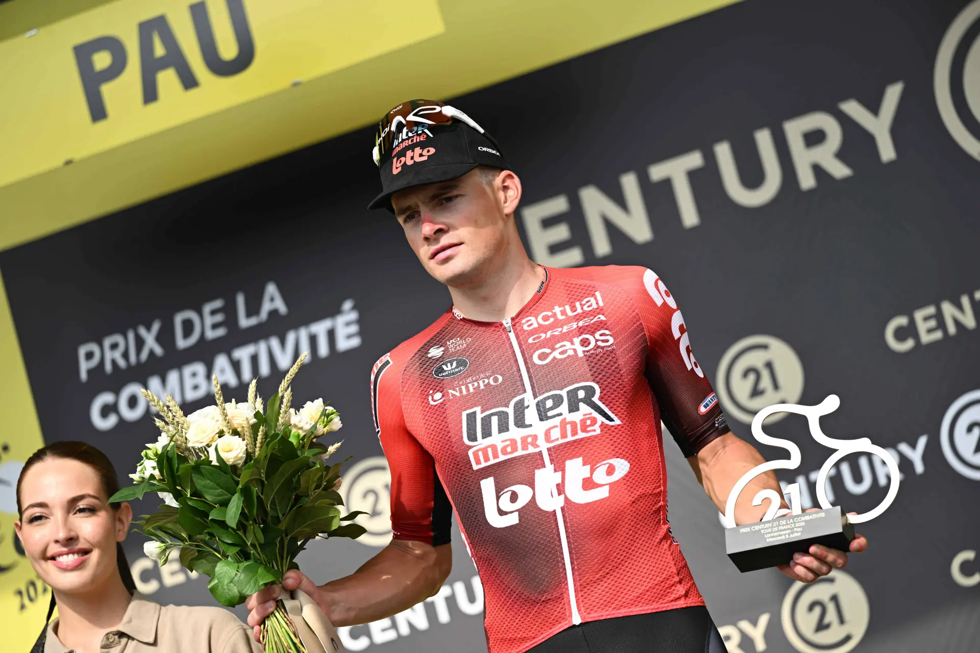 Baptiste Veistroffer während der Tour de France 2026