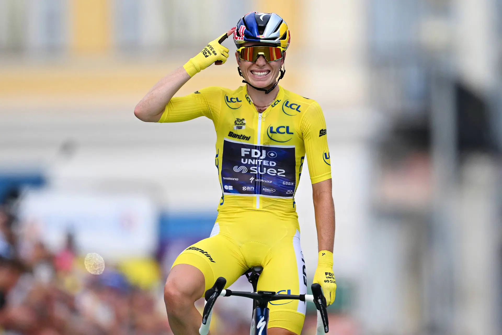 Demi Vollering at the 2026 Tour de France Femmes