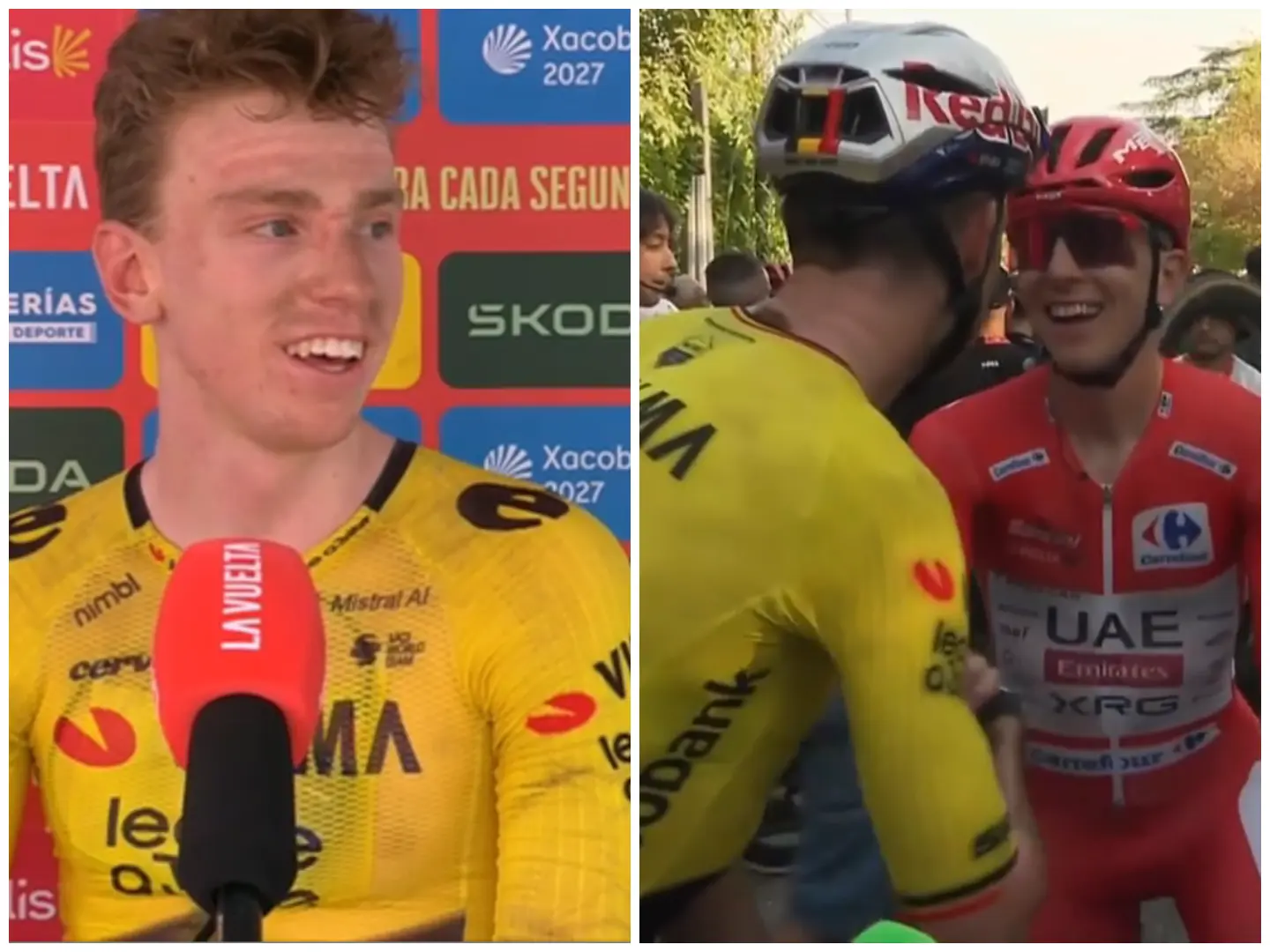 Collage_MatthewBrennanTadejPogacarWoutVanAert