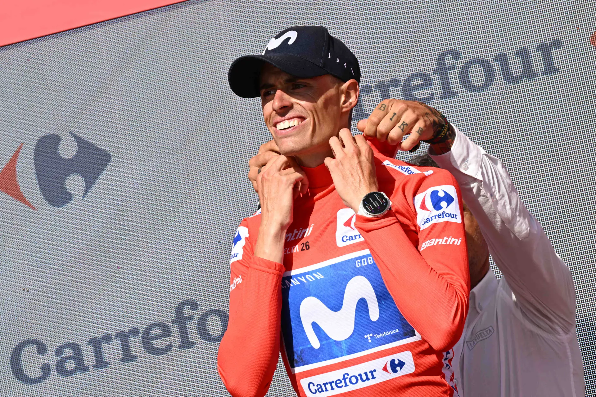 Enric Mas at the 2026 Vuelta a Espana