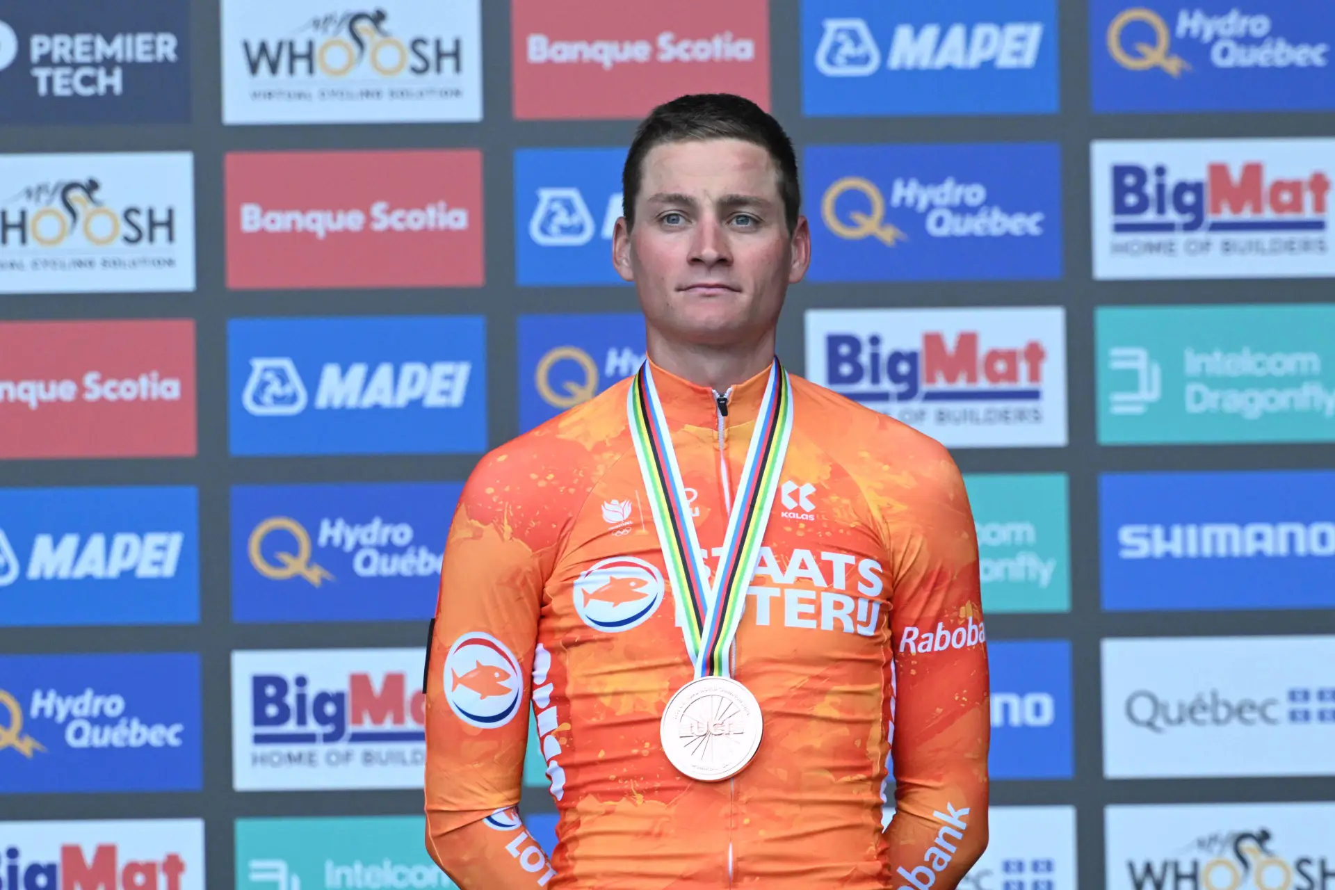 Mathieu van der Poel takes bronze at the 2026 World Championship road race in Montreal