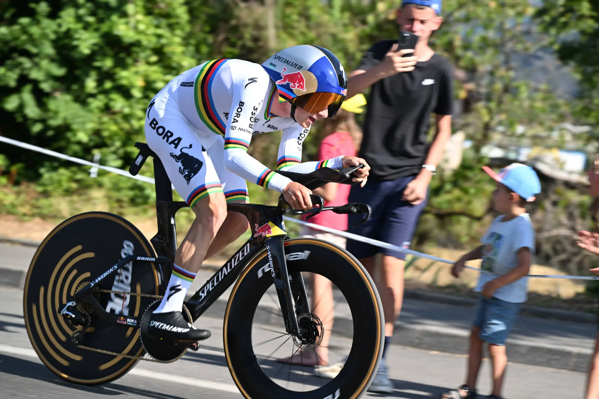 Remco Evenepoel fährt