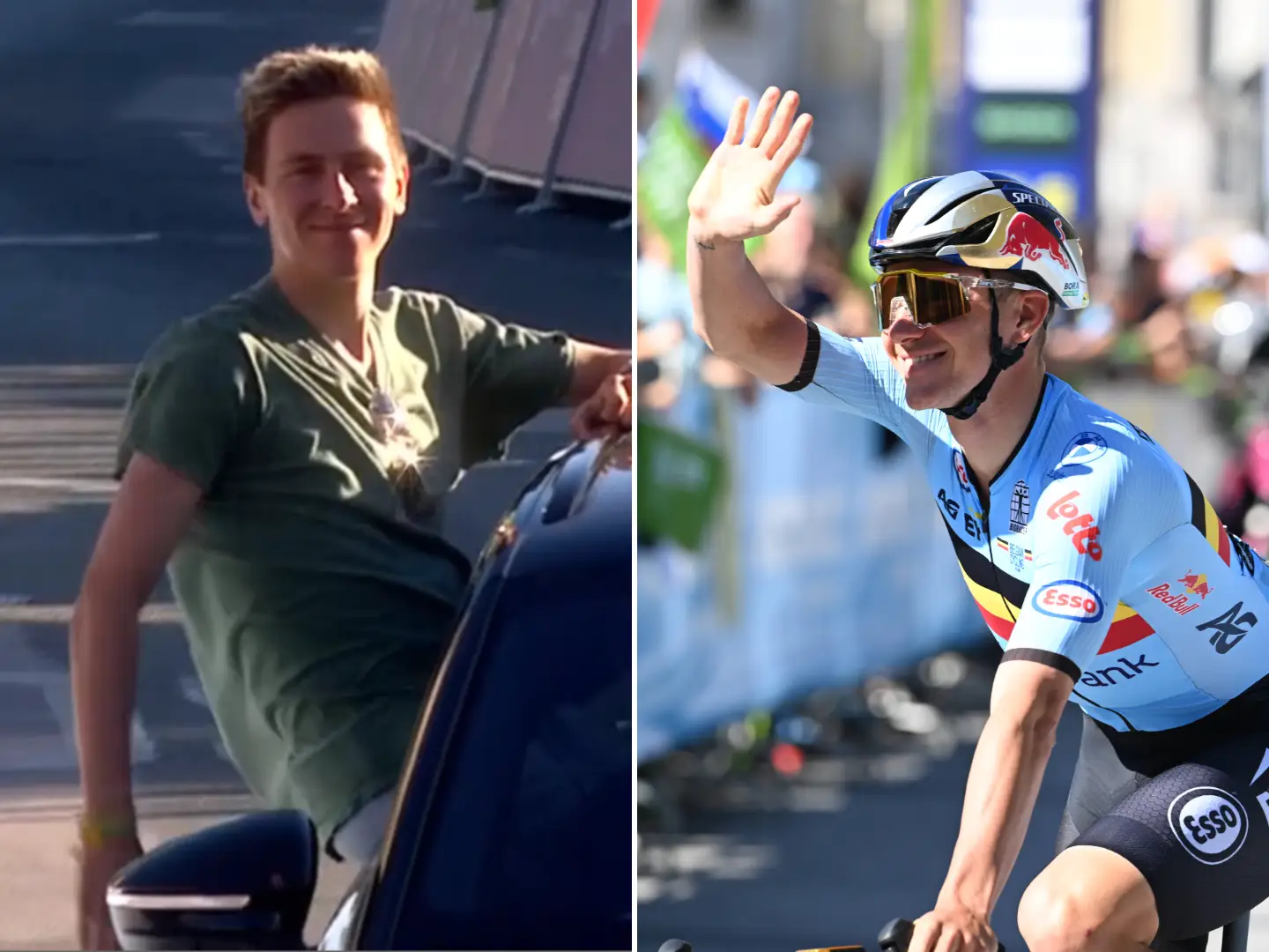 Tadej Pogacar and Remco Evenepoel