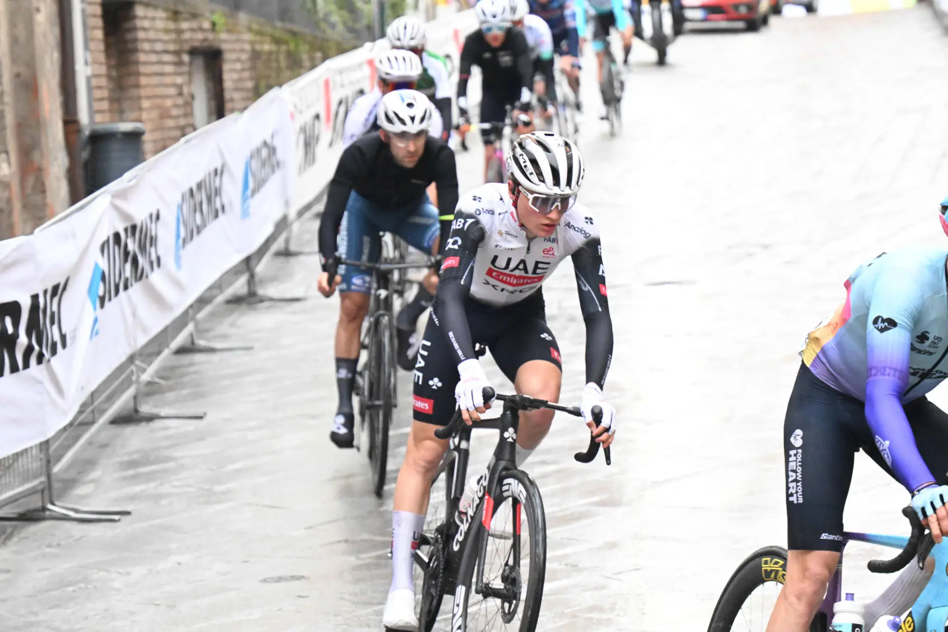 Ugo Fabries riding for UAE Team Emirates